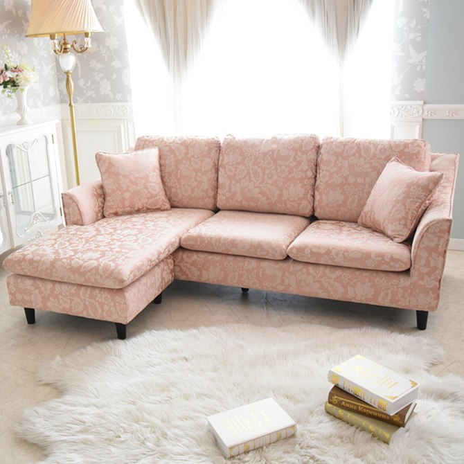 ドマーニ ボニータ・ピンク・3WAYカウチソファー アンティーク ロココ エレガント Spanish ドマーニ ボニータピンク