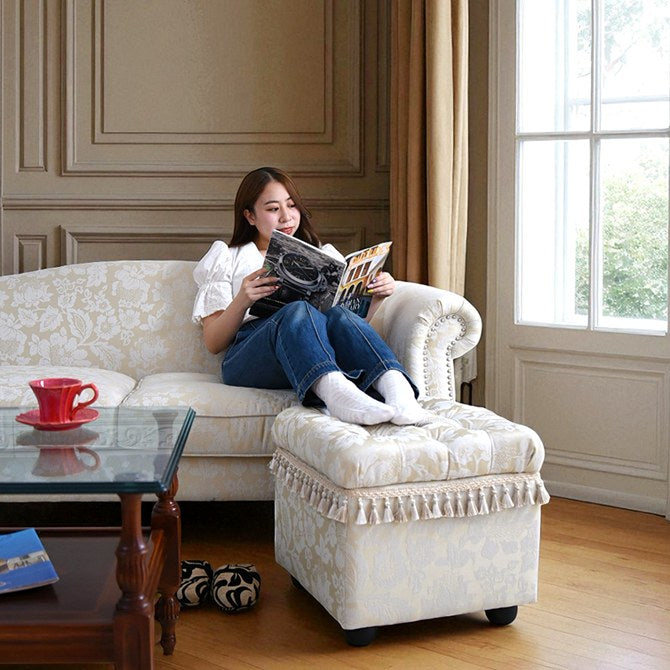 アンティーク　ヴィンテージ　オットマン　スツール　洋風　ヨーロピアン　IR アンティーク ヴィンテージ オットマン スツール 洋風 ヨーロピアン IR