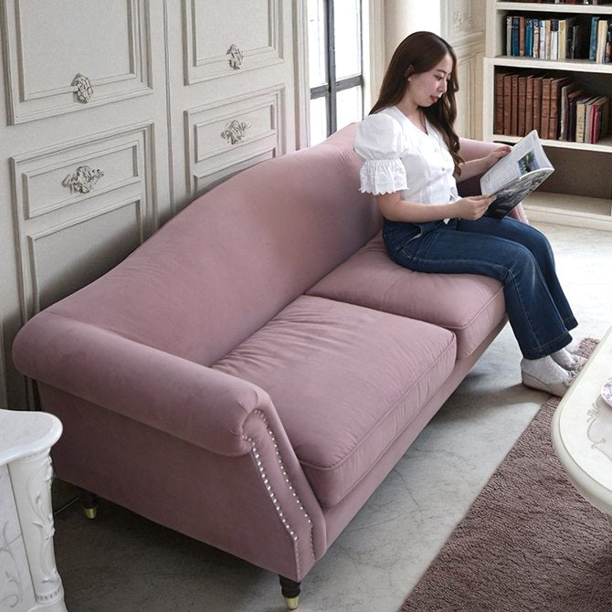 フランスアンティーク　ローズリースが可愛い3人掛けソファー フランスアンティーク ローズリースが可愛い3人掛けソファー ローズ