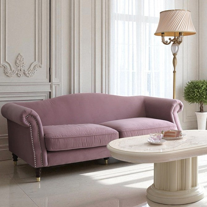 フランスアンティーク　ローズリースが可愛い3人掛けソファー フランスアンティーク ローズリースが可愛い3人掛けソファー