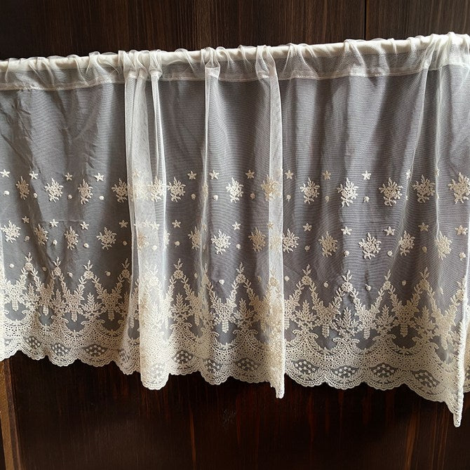 レース カフェカーテン 60×140cm ｜姫系輸入家具 プリンセスべべ