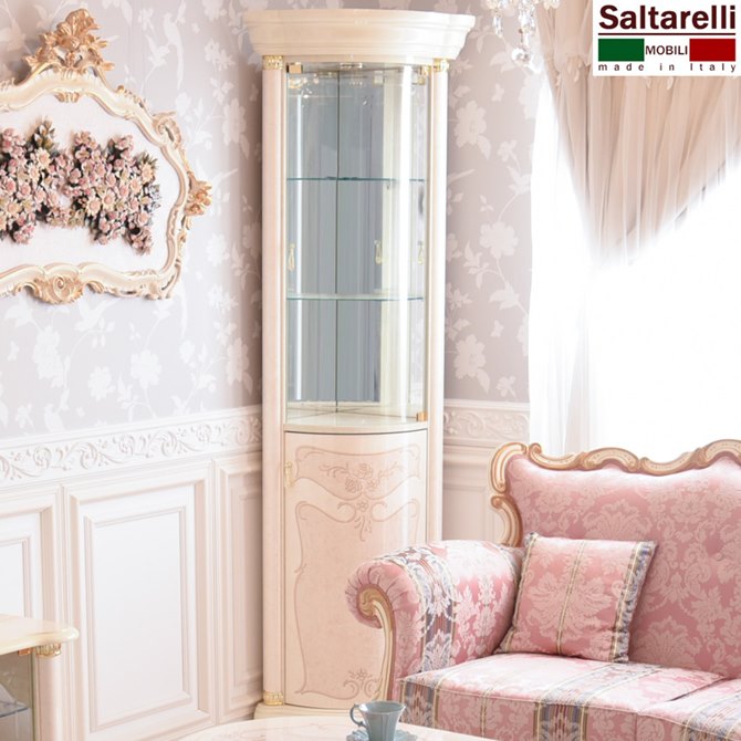 イタリア製 サルタレッリ/Saltarelli コーナー飾り棚 ロココ イタリア製 サルタレッリ/Saltarelli コーナー飾り棚 ロココ