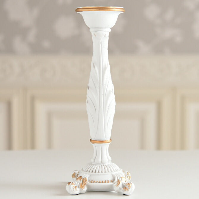 0208さ様 アイボリーゴールド ロココ調花台（トール）白家具 お姫様 0208さ様 アイボリーゴールド ロココ調花台（トール）白家具 お姫様