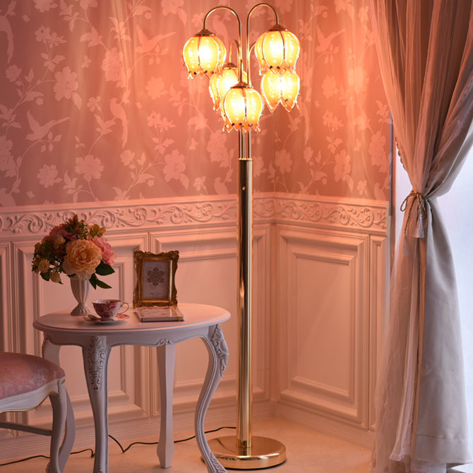 大きなランプ   ヨーロピアン　ロココ調　テーブルランプ　フロアランプ フロアランプ スタンドライト｜おしゃれインテリア 照明通販 Y